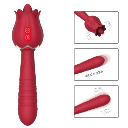 Stimulateur Licky Rose – Clitoris & point G, double orgasme