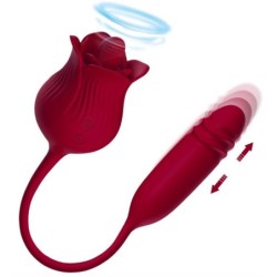 Stimulateur vibro Dwich Rose – Double orgasme, design sensuel