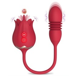 Stimulateur Egg Rose – Clito & Point G, vibrations intenses