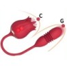 Stimulateur Egg Rose – Clito & Point G, vibrations intenses