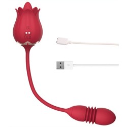 Stimulateur Egg Rose – Clito & Point G, vibrations intenses