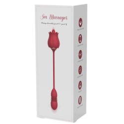 Stimulateur Egg Rose – Clito & Point G, vibrations intenses