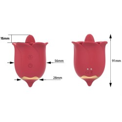 Flow Vibe – Stimulateur 12 vibrations, clito & point G luxueux