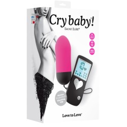 Oeuf vibrant Cry Baby rose