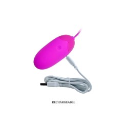 Pretty Love Abner – Œuf vibrant télécommandé 12 modes