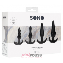 Plug Anal Silicone Débutant - Sono N°80 | PinkPouss.com