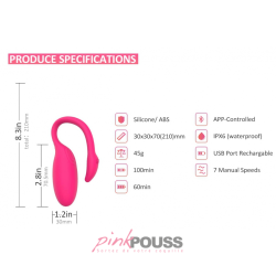 Oeuf Vibrant Télécommandé Flamingo - Silicone | PinkPouss.com